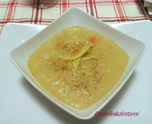 CREMA DI LENTICCHIE E PATATE AL CURRY