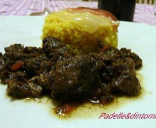 POLENTA AL FORNO CON LARDO E LEPRE IN SALMI' ( ricetta padelle&dintorni)