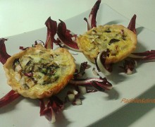 QUICHE DI BACCALA' E RADICCHIO TREVIGIANO TARDIVO