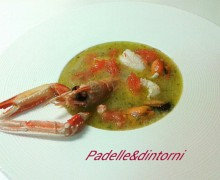 CREMA DI COZZE E SCAMPI CREMA DI COZZE E SCAMPI