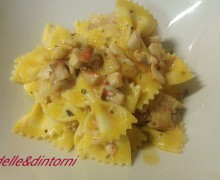 FARFALLE AL LIMONE CON FILETTI DI TRIGLIA ( ricetta ideata da Padelle&dintorni)