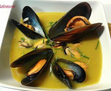 CREMA DI PATATE E COZZE AL CURRY