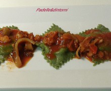 RAVIOLI VERDI CON TRIPPETTE DI STOCCAFISSO