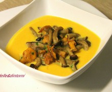 VELLUTATA DI ZUCCA E FUNGHI