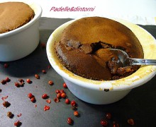 FONDANT DI CIOCCOLATO AL PEPE ROSA