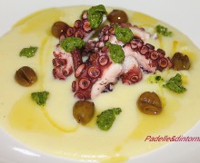 INSALATA DI POLPO IN SALSA VERDE E CREMA DI PATATE