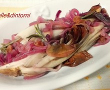 RADICCHIO TREVISANO BRASATO CON CIPOLLE E UVETTA