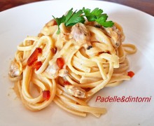 LINGUINE VONGOLE E BOTTARGA