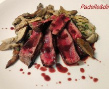 TAGLIATA CON PORCINI E SALSA AL PORTO