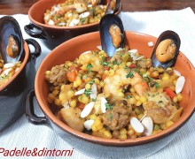 FREGOLA CON LE COZZE STILE PAELLA