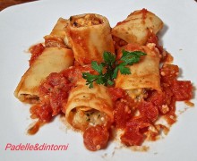 PACCHERI RIPIENI AL SAPORE DI MARE