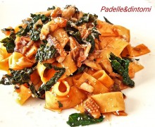 PAPPARDELLE AL CAVOLO NERO CON RAGÙ DI SEPPIE