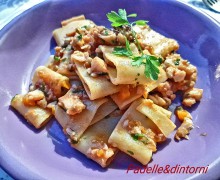 PACCHERI AL RAGÙ DI SEPPIE E GALLINELLA