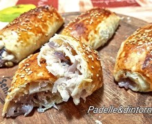 CANNOLI DI SFOGLIA CON CIPOLLE DI TROPEA E ASIAGO