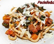 PICI CON CAVOLO NERO, ZUCCA E PECORINO