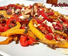 PEPERONI AL FORNO CON MANDORLE TOSTATE