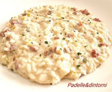 RISOTTO SALSICCIA PORRI E GORGONZOLA