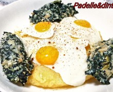 POLENTA CAVOLO NERO E UOVA DI QUAGLIA