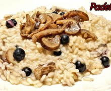 RISOTTO FUNGHI E MIRTILLI