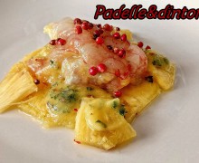 GAMBERONI IN SALSA MARINATA DI ANANAS E MENTA