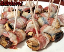 INVOLTINO DI MELANZANE E PANCETTA INVOLTINO DI MELANZANE E PANCETTA