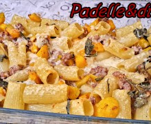 MEZZE MANICHE AL FORNO CON ZUCCA E GORGONZOLA