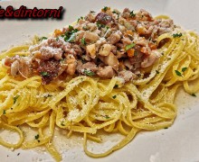 TAGLIOLINI AL RAGU' BIANCO DI CONIGLIO E PORCINI