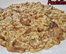 RISOTTO ALLE VARIANTI DI PORCINO