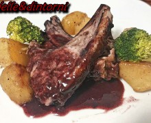 CARRE' DI AGNELLO FEEDGRASS AL CHIANTI CON PATATE CARAMELLATE