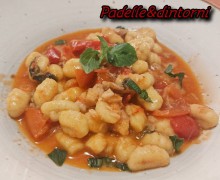 GNOCCHETTI AL SUGO DI PESCATRICE ( ideata ed eseguita da Padelle&dintorni)